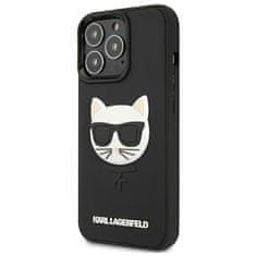 Karl Lagerfeld Kryt Karl Lagerfeld KLHCP13LCH3DBK Apple iPhone 13 Pro black hardcase 3D Rubber Choupette