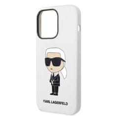 Karl Lagerfeld Kryt Karl Lagerfeld KLHCP14LSNIKBCH Apple iPhone 14 Pro hardcase white Silicone Ikonik