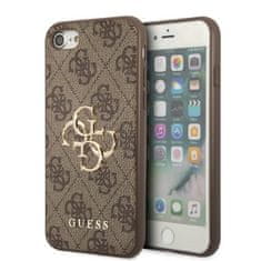 Guess Kryt Guess GUHCI84GMGBR Apple iPhone SE 2022/2020/8/7 brown hardcase 4G Big Metal Logo