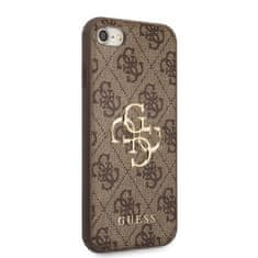 Guess Kryt Guess GUHCI84GMGBR Apple iPhone SE 2022/2020/8/7 brown hardcase 4G Big Metal Logo