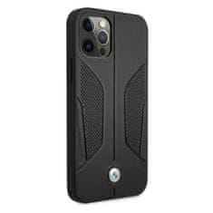 MobilPouzdra.cz Kryt BMW BMHCP12MRSCSK Apple iPhone 12/12 Pro black hardcase Leather Perforate Sides