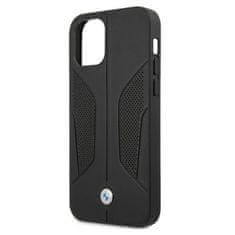 MobilPouzdra.cz Kryt BMW BMHCP12MRSCSK Apple iPhone 12/12 Pro black hardcase Leather Perforate Sides