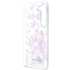 Guess Kryt Guess GUHCS23MHCFWST Samsung Galaxy S23+ Plus white hardcase Flower Collection