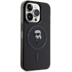 Karl Lagerfeld Kryt Karl Lagerfeld KLHMP15XHFCKNOK Apple iPhone 15 Pro Max hardcase IML Ikonik MagSafe black