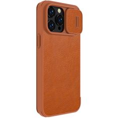 Nillkin Kryt Qin Leather Pro Case Apple iPhone 14 Pro Max brown