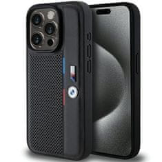 MobilPouzdra.cz Kryt BMW BMHCP15L23PUPVK Apple iPhone 15 Pro hardcase Perforated Tricolor Line black