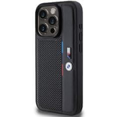 MobilPouzdra.cz Kryt BMW BMHCP15X23PUPVK Apple iPhone 15 Pro Max hardcase Perforated Tricolor Line black