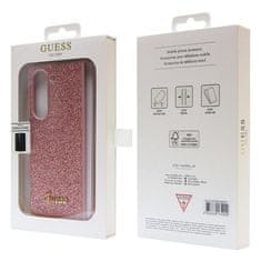 Guess Kryt Guess GUHCZFD5HGGSHP Samsung Galaxy Z Fold 5 hardcase Glitter Script pink