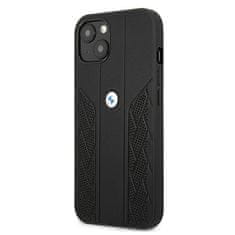 MobilPouzdra.cz Kryt BMW BMHCP13SRSPPK Apple iPhone 13 mini black hardcase Leather Curve Perforate