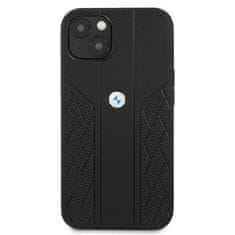 MobilPouzdra.cz Kryt BMW BMHCP13SRSPPK Apple iPhone 13 mini black hardcase Leather Curve Perforate