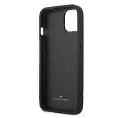 MobilPouzdra.cz Kryt BMW BMHCP13SRSPPK Apple iPhone 13 mini black hardcase Leather Curve Perforate