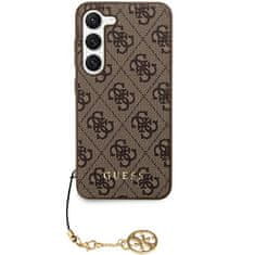 Guess Kryt Guess GUHCZFD5GF4GBR Samsung Galaxy Z Fold 5 hardcase 4G Charms Collection brown