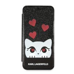 Karl Lagerfeld Kryt Karl Lagerfeld KLFLBKPXVDCBK Apple iPhone X black book Valentine