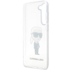 Karl Lagerfeld Kryt Karl Lagerfeld KLHCS23MHNIKTCT Samsung Galaxy S23+ Plus transparent hardcase Ikonik Karl Lagerfeld