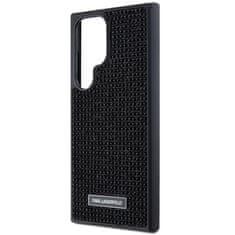 Karl Lagerfeld Kryt Karl Lagerfeld KLHCS24LHDSPRK Samsung Galaxy S24 Ultra hardcase Rhinestone Metal Logo black