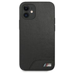 MobilPouzdra.cz Kryt BMW BMHCP12SMHOLBK Apple iPhone 12 mini black hardcase M Collection Smooth PU