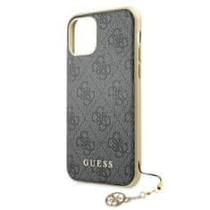 Guess Kryt Guess GUHCN61GF4GGR Apple iPhone 11 grey hard case 4G Charms Collection