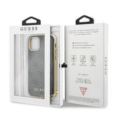 Guess Kryt Guess GUHCN61GF4GGR Apple iPhone 11 grey hard case 4G Charms Collection