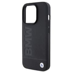 MobilPouzdra.cz Kryt BMW BMHMP15LSLLBK Apple iPhone 15 Pro MagSafe Leather Hot Stamp black