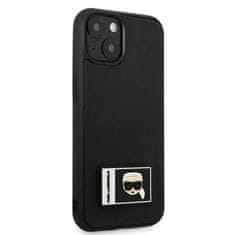 Karl Lagerfeld Kryt Karl Lagerfeld KLHCP13S3DKPK Apple iPhone 13 mini black hardcase Ikonik Patch