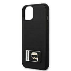 Karl Lagerfeld Kryt Karl Lagerfeld KLHCP13S3DKPK Apple iPhone 13 mini black hardcase Ikonik Patch