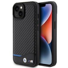 MobilPouzdra.cz Kryt BMW BMHCP15S22NBCK Apple iPhone 15 Leather Carbon black