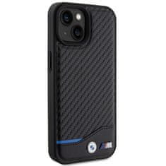 MobilPouzdra.cz Kryt BMW BMHCP15S22NBCK Apple iPhone 15 Leather Carbon black