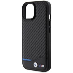 MobilPouzdra.cz Kryt BMW BMHCP15S22NBCK Apple iPhone 15 Leather Carbon black