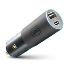 3MK Hyper Car Charger 100W nabíječka do auta, USB-A/USB-C (PD)