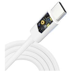 3MK Hyper Cable USB-C/USB-C datový kabel, 100W, 2m bílý