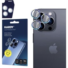 3MK Hardy Lens Protection Pro skla na fotoaparát Apple iPhone 16 Pro /16 Pro Max duhová