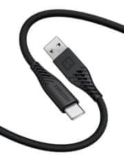 SWISSTEN Datový Kabel Swissten Soft Silicone Usb / Usb-C 1,5 M 60W Černý 8595217481459