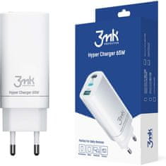 3MK Hyper Charger 65W síťová nabíječka bílá