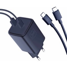 3MK Hyper Charger PD 45W síťová nabíječka + USB-C kabel černá