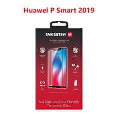 SWISSTEN Sklo Swissten Full Glue, Color Frame, Case Friendly Pro Huawei P Smart 2019/Honor 10 Lite Černé