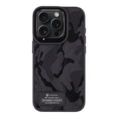 Tactical Camo Troop Kryt pro Apple iPhone 15 Pro Black 8596311220982