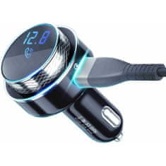 3MK Hyper Car FM Transmitter nabíječka do auta 30W