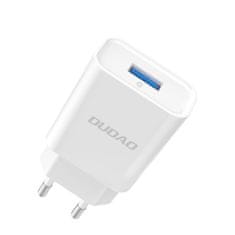 shumee USB-A 2.1A 10W nástěnná nabíječka, bílá