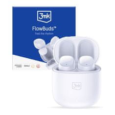 3MK FlowBuds bezdrátová sluchátka bílá