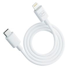 3MK Hyper Cable USB-C/Lightning datový kabel, 20W, 1,2m bílý