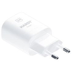 3MK Hardy Charger 33W síťová nabíječka, GaN 1x USB-C (PD) pro Apple bílá