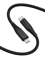 SWISSTEN Datový Kabel Swissten Soft Silicone Usb-C / Lightning 1,2 M 60W Černý 8595217482852