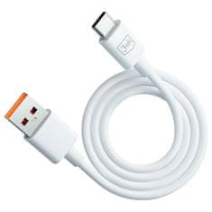 3MK Hyper Cable USB-A/USB-C datový kabel, 1,2m bílý