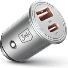 3MK Hyper Car Charger 30W nabíječka do auta, USB-A/USB-C (PD)