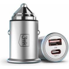 3MK Hyper Car Charger 30W nabíječka do auta, USB-A/USB-C (PD)