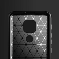 FORCELL Pouzdro Forcell Carbon Case pro MOTOROLA Moto G9 PLAY / E7 PLUS , černé