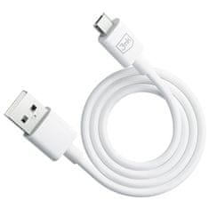 3MK Hyper Cable USB-A/Micro datový kabel, 1,2m bílý