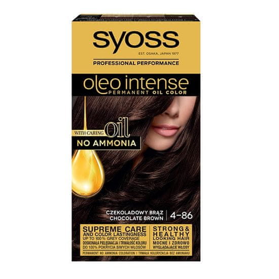 shumee Oleo Intense permanentní barva na vlasy s oleji 4-86 Chocolate Brown