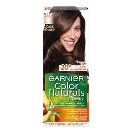 shumee Krémová barva na vlasy Color Naturals Creme 5.12 Cold Brown