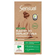 shumee Tělové depilační proužky Sensual Vegan 12 ks + tubička se zklidňujícím olejem 10 ml